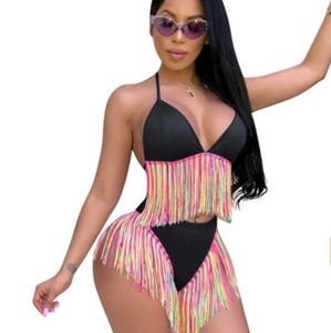 NWOT HOT "FRUITY FRINGE" BIKINI
